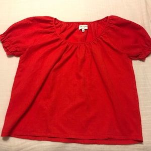 Madewell peasant top!